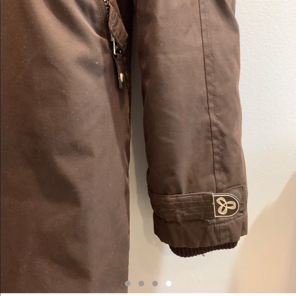 Chocolate brown Artizia goose down parka - Picture 4 of 4